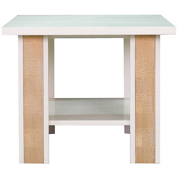 Стол журнальный «Тунис» П6.343.0.10 (П343.10Ш), Материал: ДСП+шпон, Цвет: Слоновая кость с золочением (4J4A1953.jpg) Стол журнальный «Тунис» П6.343.0.10 (П343.10Ш), Материал: ДСП+шпон, Цвет: Слоновая кость с золочением