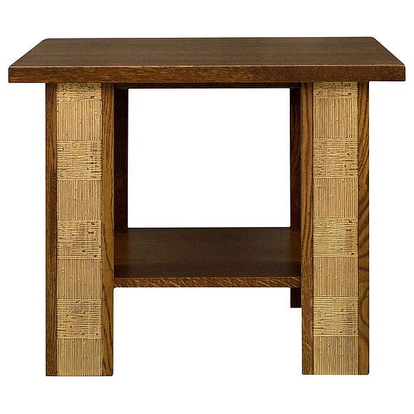 Стол журнальный «Тунис» П6.343.0.10 (П343.10Ш), Материал: ДСП+шпон, Цвет: Черешня с золочением (4J4A1971.jpg) Стол журнальный «Тунис» П6.343.0.10 (П343.10Ш), Материал: ДСП+шпон, Цвет: Черешня с золочением