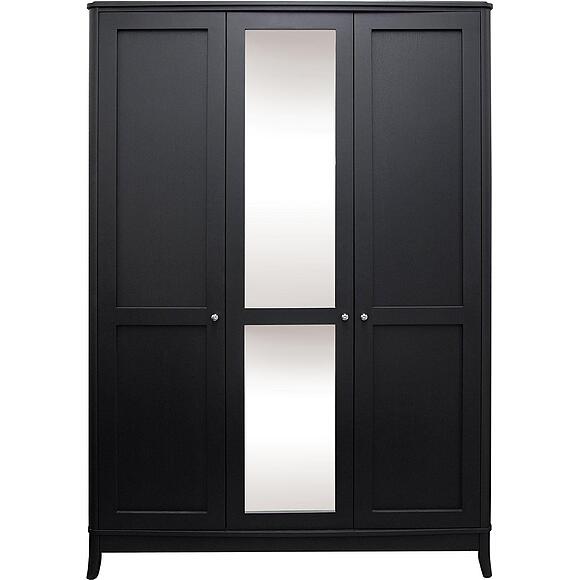 Шкаф для одежды 3д «Тиффани» БМ2.681.1.03-01(2553-01), Материал: массив дуба, Цвет: Антрацит