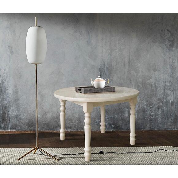 Стол обеденный «Лагус» БМ2.805.4.42(1776), Материал: массив сосны, Цвет: Брашированный крем