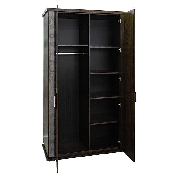 Шкаф для одежды «Тунис» П6.343.1.06 (П344.06), Материал: массив дуба, Цвет: Венге с серебром (4J4A1294.jpg) Шкаф для одежды «Тунис» П6.343.1.06 (П344.06), Материал: массив дуба, Цвет: Венге с серебром