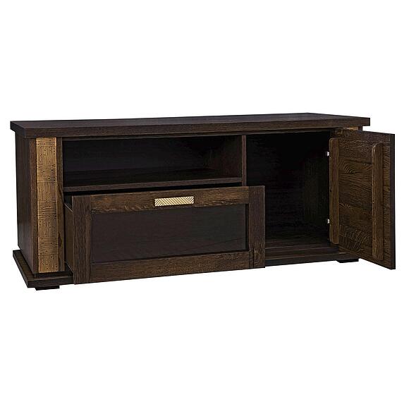 Тумба ТВ «Тунис» П6.343.0.18 (П343.18Ш), Цвет: Венге c золочением (8C3A9923.jpg) Тумба ТВ «Тунис» П6.343.0.18 (П343.18Ш), Цвет: Венге c золочением