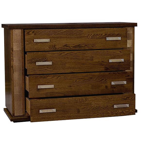 Комод «Тунис» П6.343.1.02 (П344.02), Цвет: Черешня с золочением