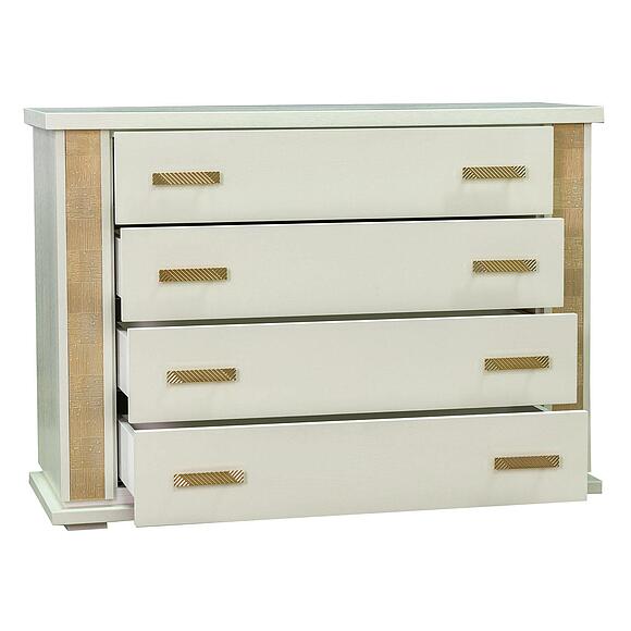 Комод «Тунис» П6.343.1.02 (П344.02), Цвет: Слоновая кость с золочением