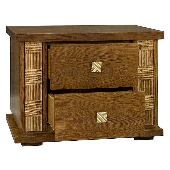 Тумба прикроватная «Тунис» П6.343.1.04 (П344.04), Цвет: Черешня с золочением