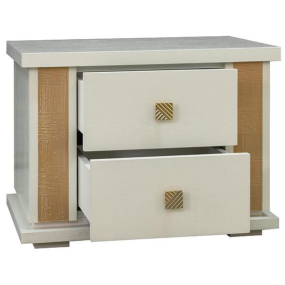 Тумба прикроватная «Тунис» П6.343.1.04 (П344.04), Цвет: Слоновая кость с золочением