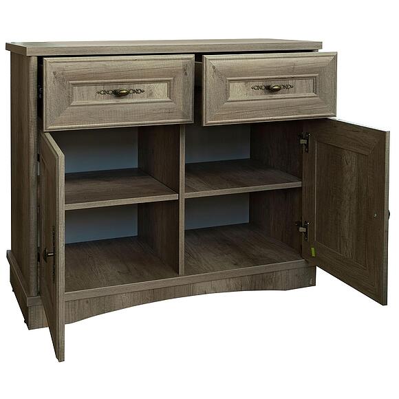 Тумба 2д «Турин» П7.036.0.23 (П036.23), Материал: ЛДСП+МДФ, Цвет: Дуб Каньйон