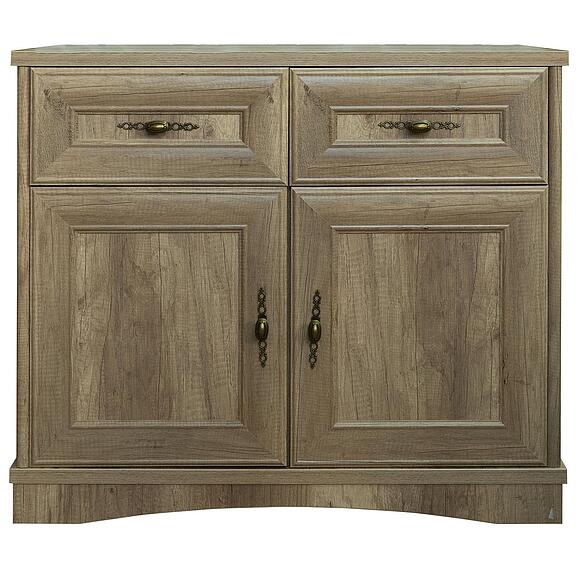 Тумба 2д «Турин» П7.036.0.23 (П036.23), Материал: ЛДСП+МДФ, Цвет: Дуб Каньйон