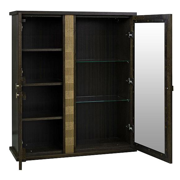 Шкаф комбинированный навесной «Тунис» П6.343.0.28 (П343.28Ш), Материал: ДСП+шпон, Цвет: Венге c золочением (Shkaf_Tunis_P343-28SH_venge_zoloto_.jpg) Шкаф комбинированный навесной «Тунис» П6.343.0.28 (П343.28Ш), Материал: ДСП+шпон, Цвет: Венге c золочением