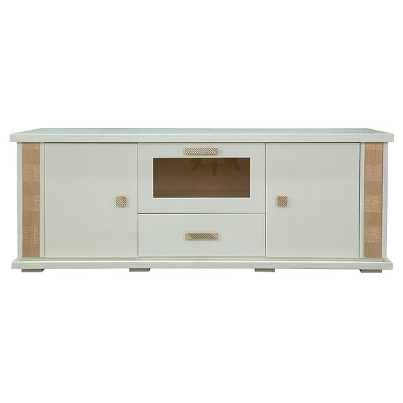 Тумба ТВ «Тунис» П6.343.0.14 (П343.14Ш), Цвет: Слоновая кость с золочением (TumbaTV_Tunis_P343-14SH_slonkost_zoloto_.jpg) Тумба ТВ «Тунис» П6.343.0.14 (П343.14Ш), Цвет: Слоновая кость с золочением