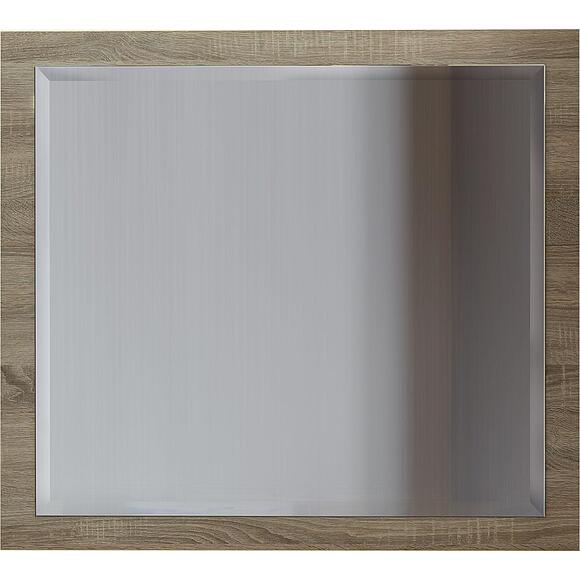 Зеркало настенное «Амаранти» П571.06, Цвет: Дуб тобакко синхро + Шагрень графит