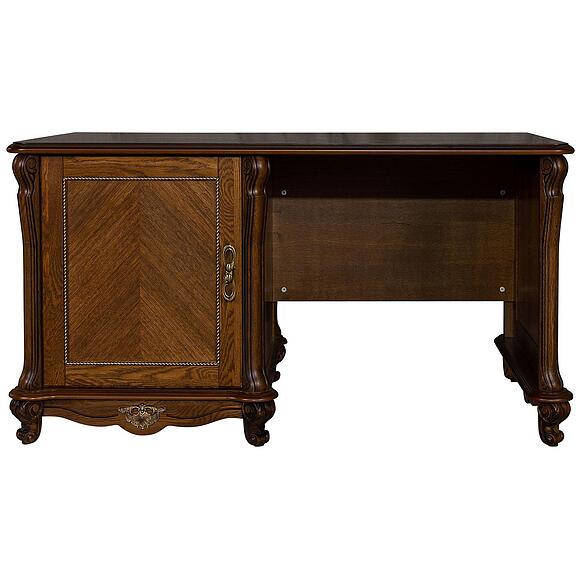 Стол письменный «Алези» П1.350.2.06-01 (П395.06-01), Материал: массив дуба, Цвет: Античная бронза (Stol_Alezi_P395-06-01_antichnaya-bronza2.jpg) Стол письменный «Алези» П1.350.2.06-01 (П395.06-01), Материал: массив дуба, Цвет: Античная бронза