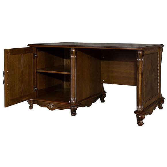 Стол письменный «Алези» П1.350.2.06-01 (П395.06-01), Материал: массив дуба, Цвет: Античная бронза (Stol_Alezi_P395-06-01_antichnaya-bronza3.jpg) Стол письменный «Алези» П1.350.2.06-01 (П395.06-01), Материал: массив дуба, Цвет: Античная бронза