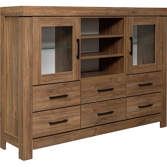 Шкаф «Гранде» П6.606.0.07 (П606.07), Материал: ЛДСП, Цвет: Дуб Стирлинг