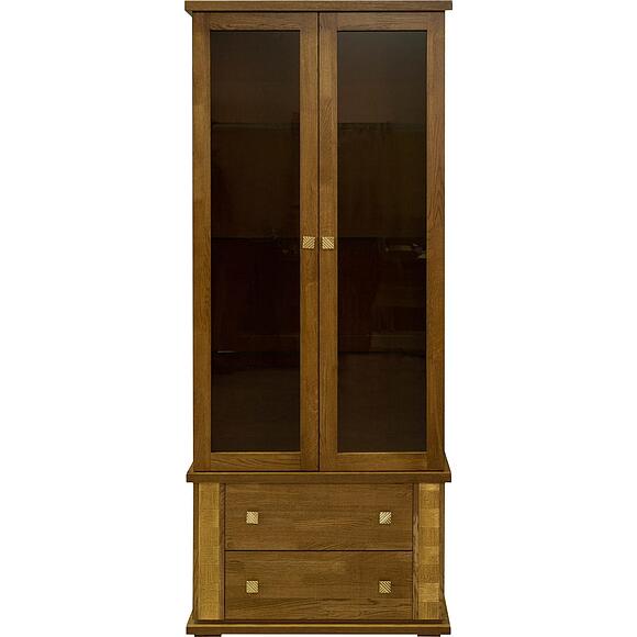 Шкаф с витриной «Тунис» П6.343.0.22 (П343.22Ш), Материал: ДСП+шпон, Цвет: дуб рустикаль с золочением (Dub_rustikal_s_zolocheniem_Shkaf_Tunis_P343-22SH__.jpg) Шкаф с витриной «Тунис» П6.343.0.22 (П343.22Ш), Материал: ДСП+шпон, Цвет: дуб рустикаль с золочением