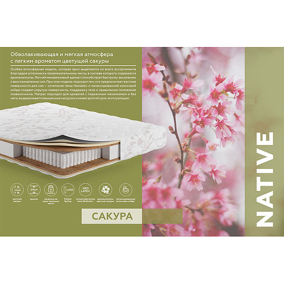 Матрасы «Сакура»