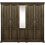 Шкаф для одежды 5д «Верди» П3.487.1.27 (П434.12), Материал: массив дуба, Цвет: Табак