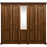 Шкаф для одежды 5д «Верди» П3.487.1.27 (П434.12), Материал: массив дуба, Цвет: Черешня