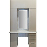 Стол туалетный «Аврора» П6.940.1.02, Материал: ЛДСП, Цвет: Капучино + Ледяное дерево