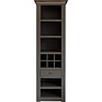 Шкаф для книг «Сорбонна» П7.055.0.10, Материал: ЛДСП+МДФ, Цвет: Кобальт Серый