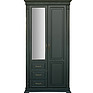 Шкаф комбинированный для прихожей «Верди» П3.487.3.12 (П433.12Z), Материал: массив дуба, Цвет: Грин