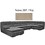 Угловой диван «Малибу» (03+8м+30м+90+10+03) - спецпредложение, Материал: ткань, Группа ткани: 19 группа