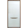 Шкаф для одежды «Монако» П6.528.1.08 (П528.08), Материал: МДФ+ПВХ, Цвет: Дуб Саттер+Белый глянец