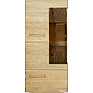 Шкаф с витриной «Хедмарк» БМ2.761.0.57-01(2249), Материал: массив дуба, Цвет: Дуб натуральный