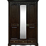 Шкаф для одежды 3д «Паола» БМ2.671.1.03-01(2165-01), Материал: массив дуба, Цвет: Горячий шоколад
