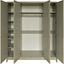 Шкаф для одежды 4д «Тиффани» БМ2.681.1.27-01(2554-01), Материал: массив дуба, Цвет: Олива
